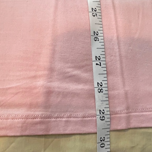TOP, MOCK NECK, CHALK PINK, SIZE 4X, SHORT SLEEVES, MICHEL STUDIO for ADDITION - Picture 6 of 11